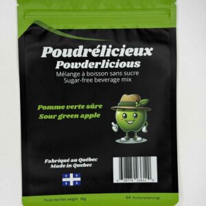 Pomme Verte Sûre | Mélange à boisson sans sucre