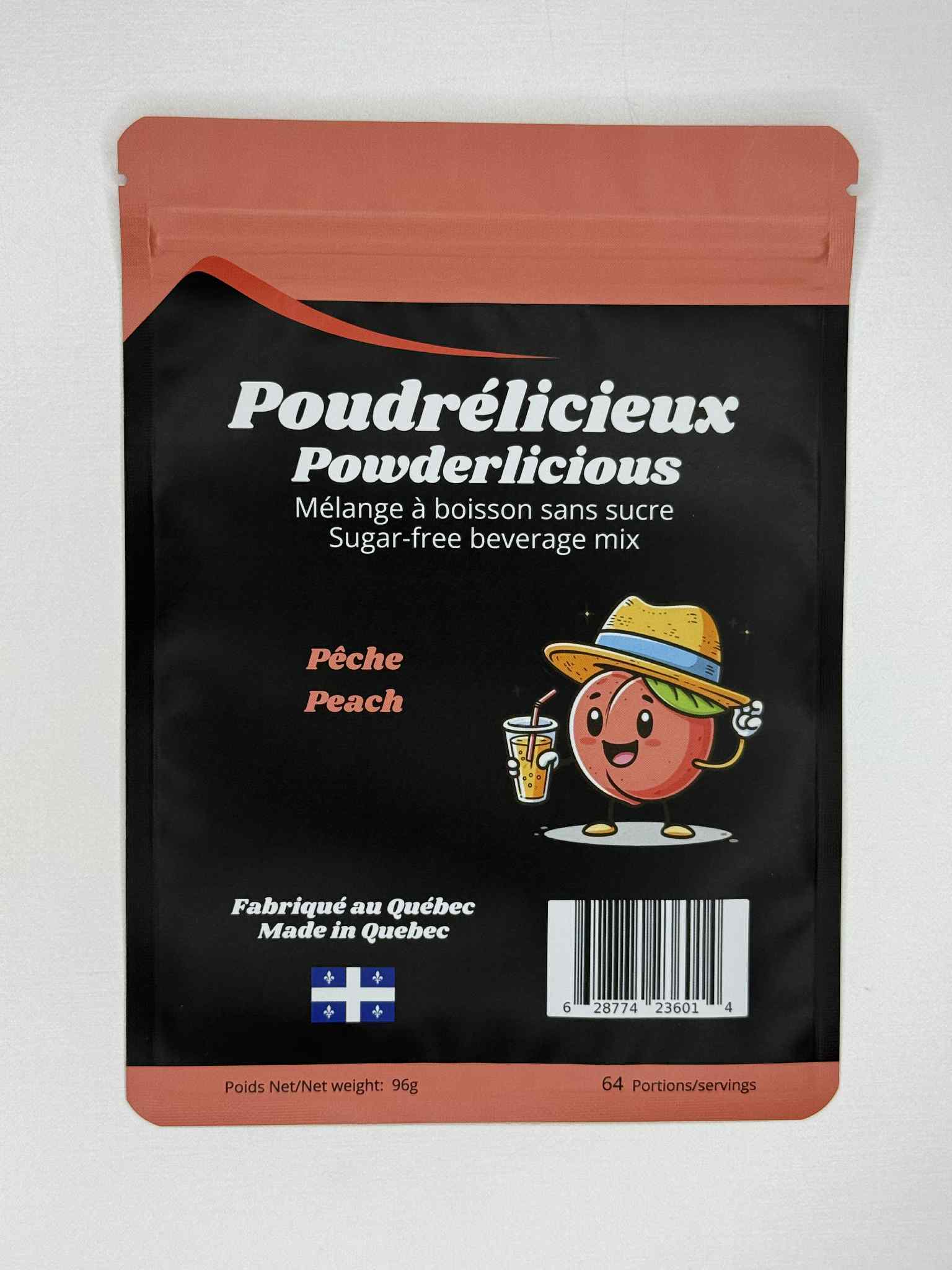 Pêche | Mélange à boisson sans sucre