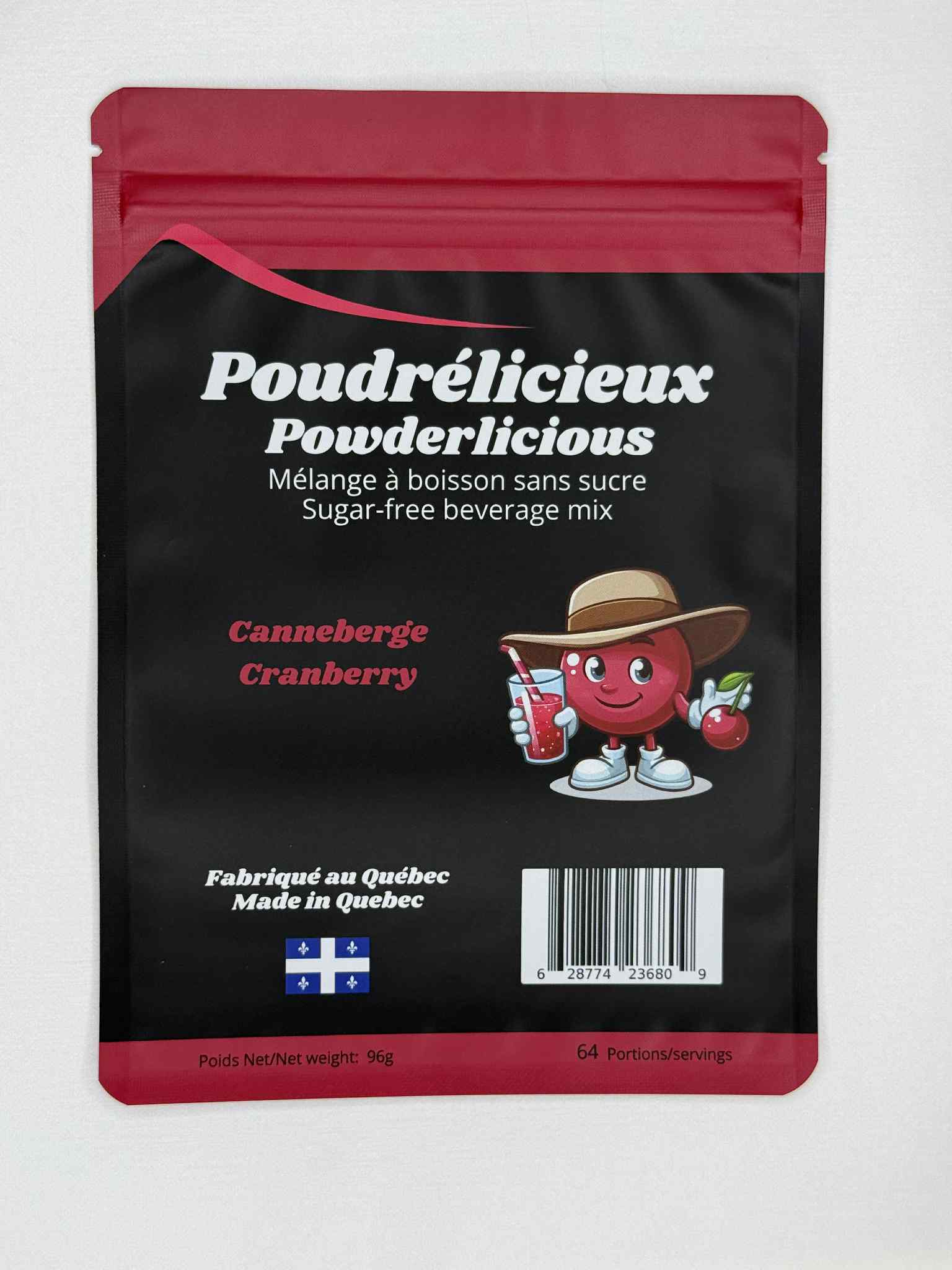 Canneberge | Mélange à boisson sans sucre