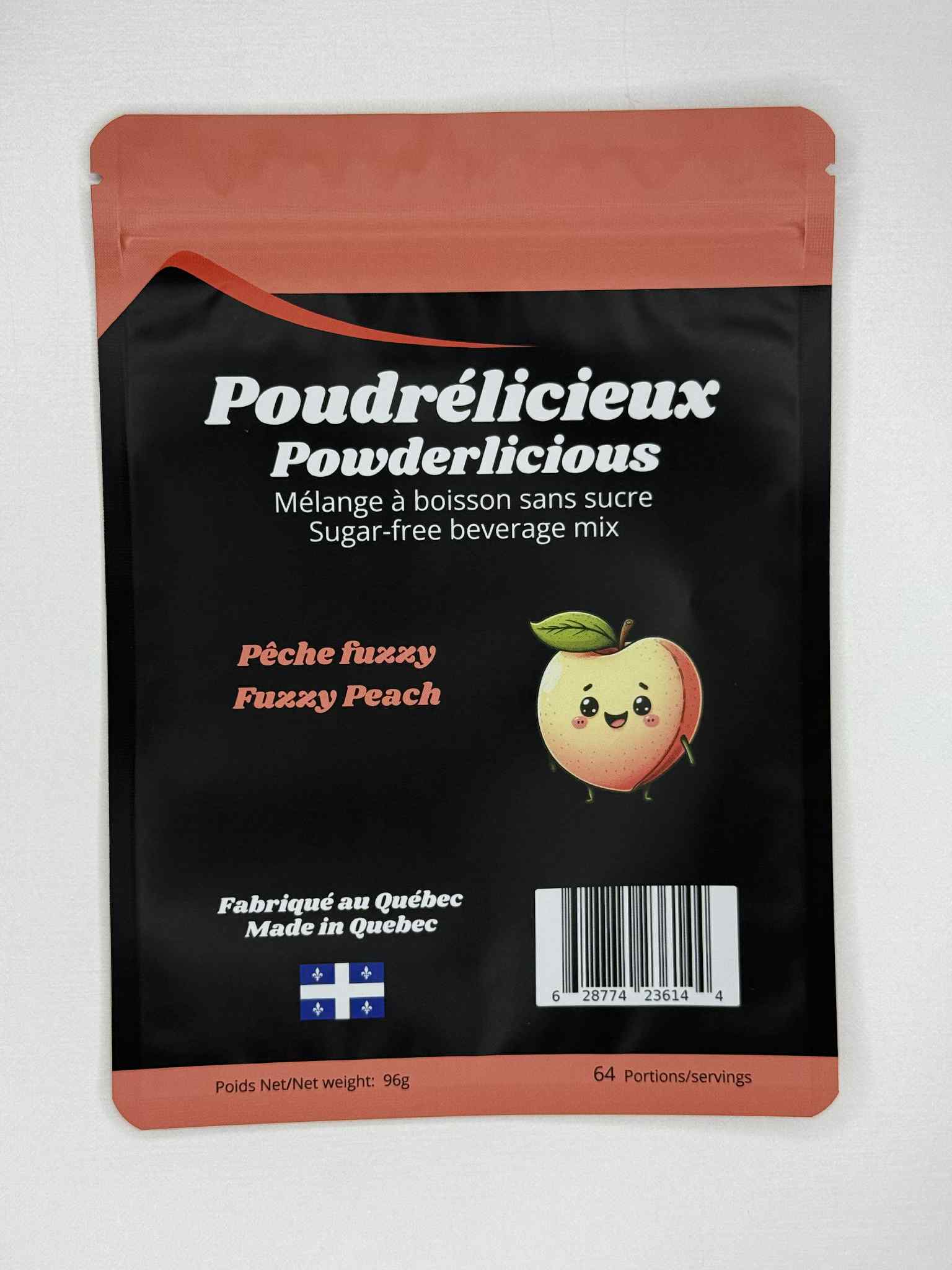 Pêche Fuzzy (Surette) | Mélange à boisson sans sucre
