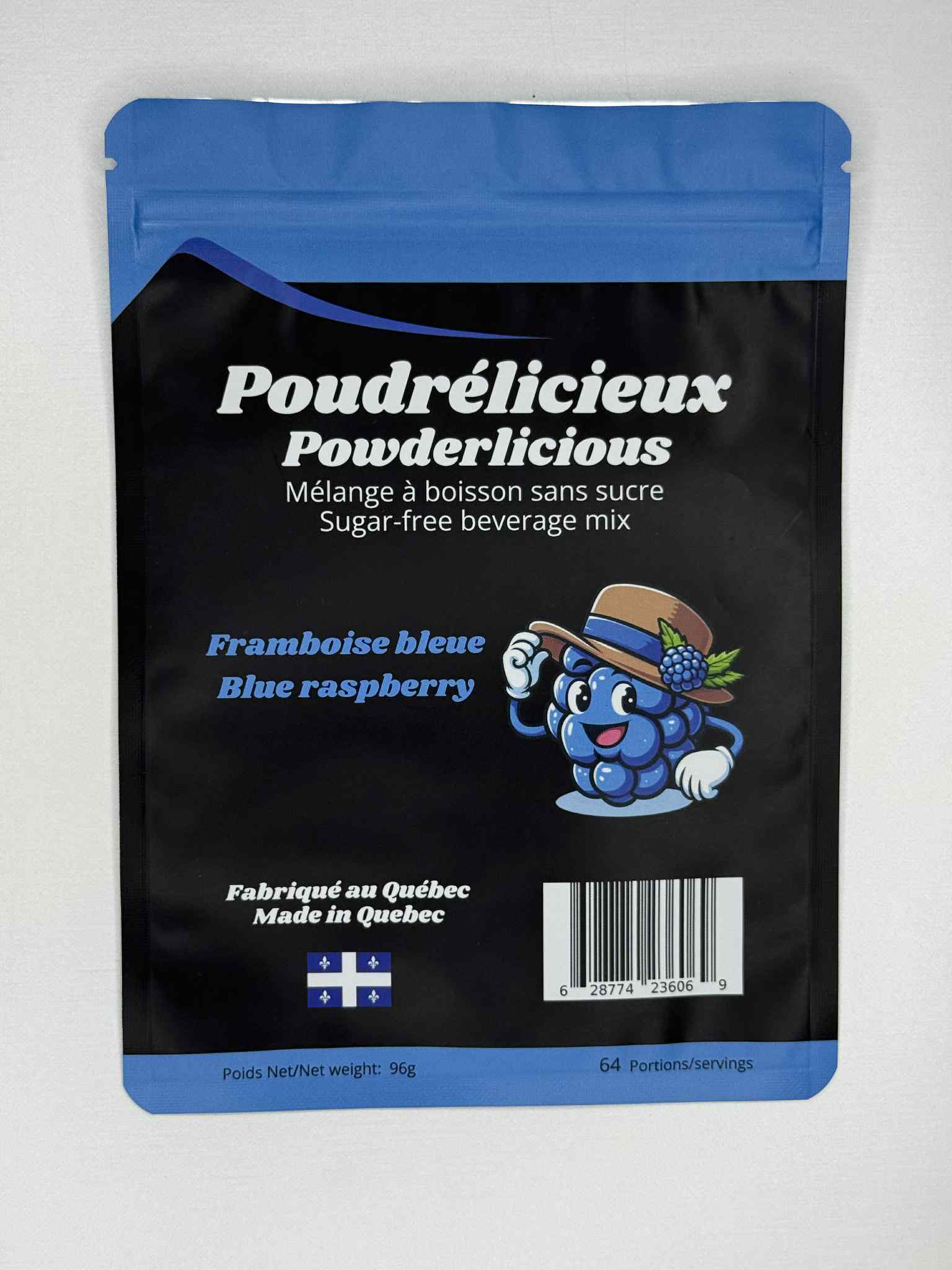 Framboise Bleue | Mélange à boisson sans sucre